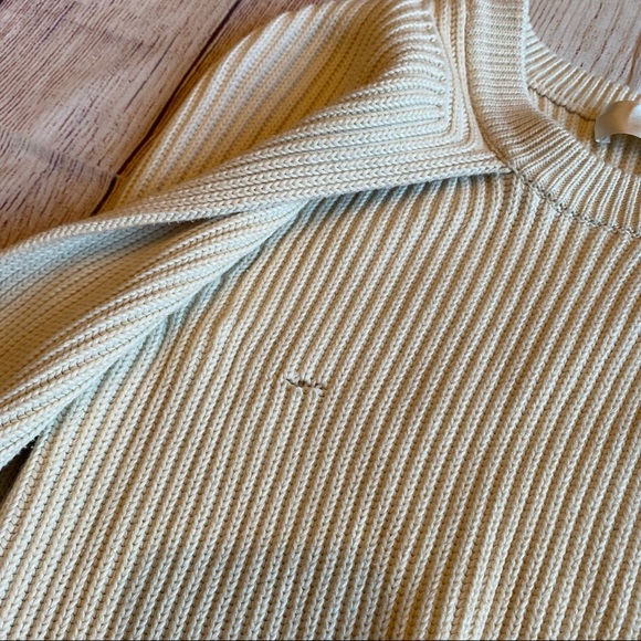 Dreyden New York Ivory Rye Pullover Cape Sweater Women's Size Large - Picture 2 of 13